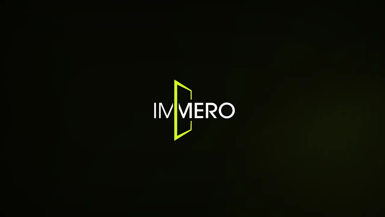 The IMMERO brand revealed at the end of the journey through the portal